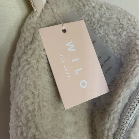 Wilo The Label Sherpa Backpack in Cream New Ready for Gifting - Picture 3 of 10